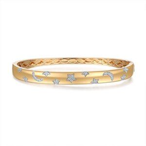 57 Diamond 14K (or 18k upon request) Yellow Gold Pure Essence Bracelet